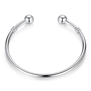 BAMOER 5 Style Silver Color LOVE Snake Chain Bracelet & Bangle 16CM-21CM Pulseras Lobster PA1104 daiiibabyyy